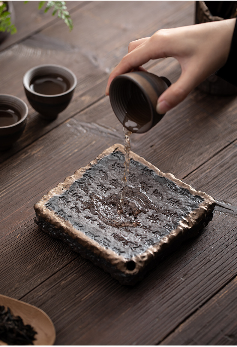详情-09 Wood Fired Aged Rock Clay Pear 75ml Chinese Teapot