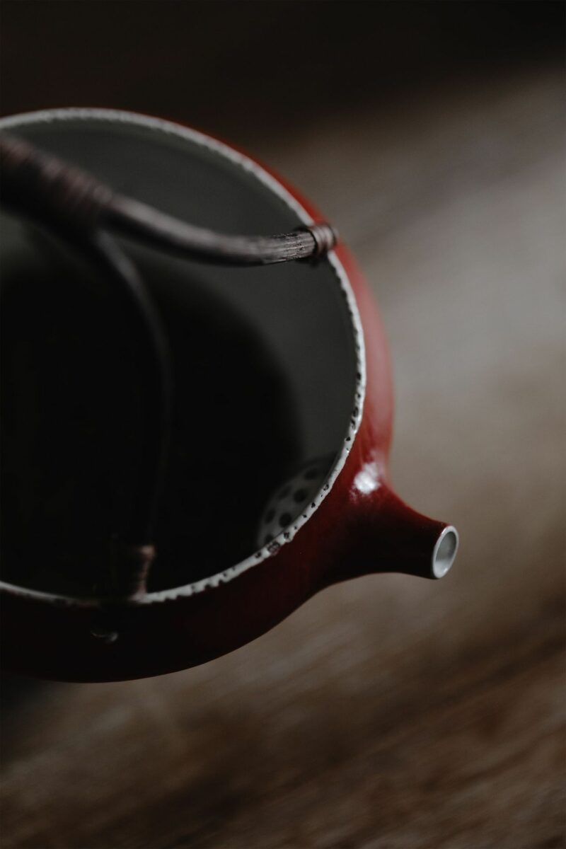 Powder Glaze Ceramic Rattan Handle 220ml Fair Cup Gong Dao Bei