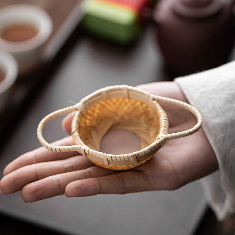 774 (1) Handmade Bamboo Woven Tea Filter