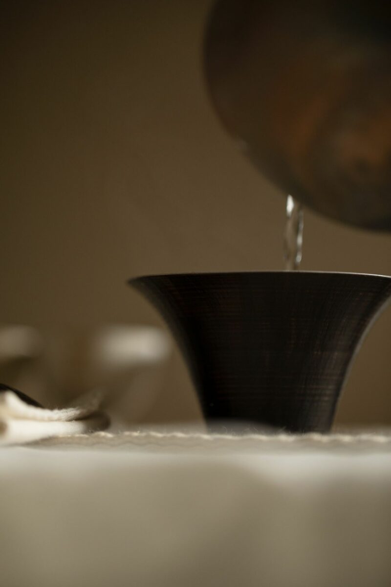 Powder Glaze Ceramic Moon River 130ml Gaiwan