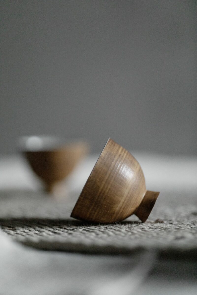 778 (1) Powder Glaze Ceramic 40ml High Foot Tea Cup