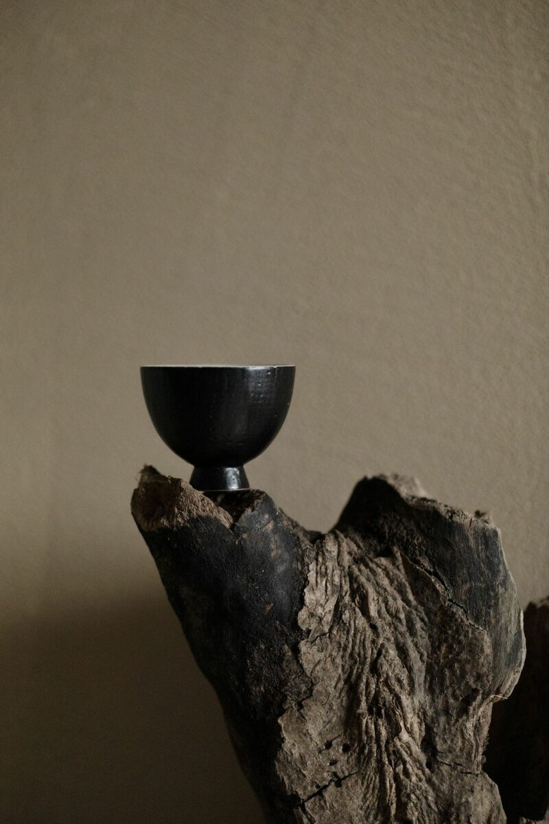 778 (13) Powder Glaze Ceramic 40ml High Foot Tea Cup