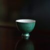 778 (15) Powder Glaze Ceramic 40ml High Foot Tea Cup
