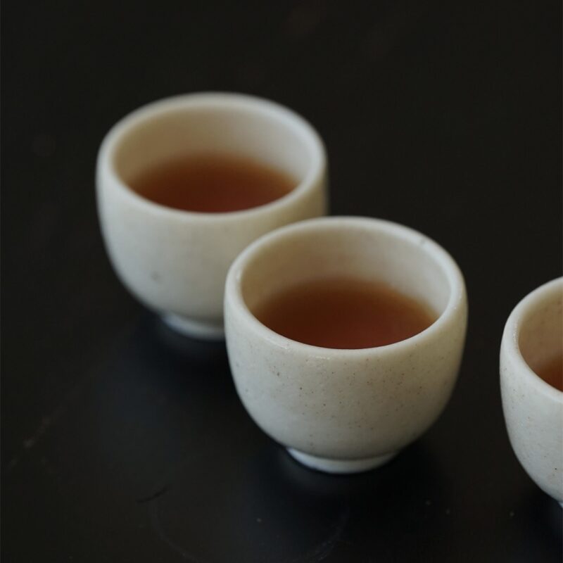 Handmade Ceramic Milky White 25ml Tea Cup