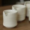 Handmade Ceramic Milky White 170ml Fair Cup Gong Dao Bei