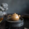 Half Handmade Duanni Gourd Wen Dan 140ml Yixing Teapot