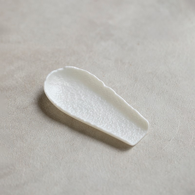 Handmade Mutton Fat Jade Rock Texture ChaZe (2) Handmade Mutton Fat Jade Rock Texture ChaZe