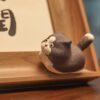 Handmade Zisha Yixing Clay Running Cats Tea Pet (26) Handmade Zisha Yixing Clay Running Cats Tea Pet