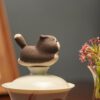 Handmade Zisha Yixing Clay Running Cats Tea Pet (28) Handmade Zisha Yixing Clay Running Cats Tea Pet