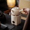 Chaozhou Style White Clay Serenity Charcoal Stove and Kettle