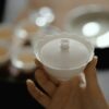 Flower Rim White Porcelain 120ml Gaiwan