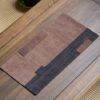 Vintage Style Spliced Design Xiangyunsha Silk Zen Tea Mat