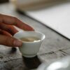 Flower Rim White Porcelain 120ml Gaiwan