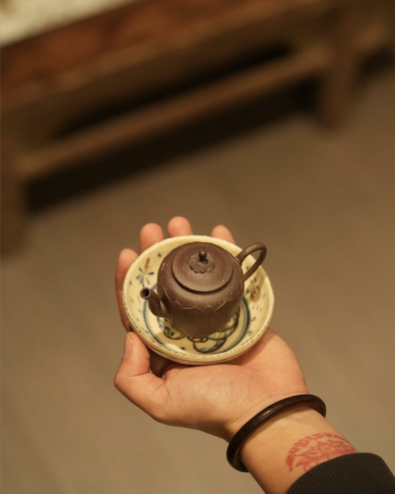 20241230_053117473_iOS Handmade Hand-painted Clay Baby Snake 80ml Puerh Tea Cup