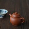 821 (1) Aged Zhuni Ju Lun Zhu 120ml Yixing Teapot