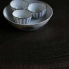 Hand-painted Qinghua Ceramic Poem Tea Boat (3) Hand-painted Qinghua Ceramic Poem Tea Boat