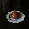 Hand-painted Qinghua Ceramic Ruo Shen Tea Boat (7) Hand-painted Qinghua Ceramic Ruo Shen Tea Boat