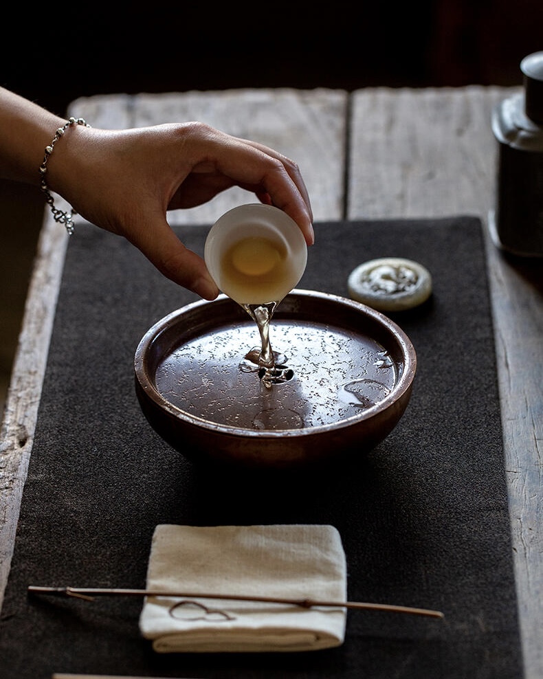 Vintage Style Red Copper Textured 420ml Tea Boat (11) Vintage Style Red Copper Textured 420ml Tea Boat