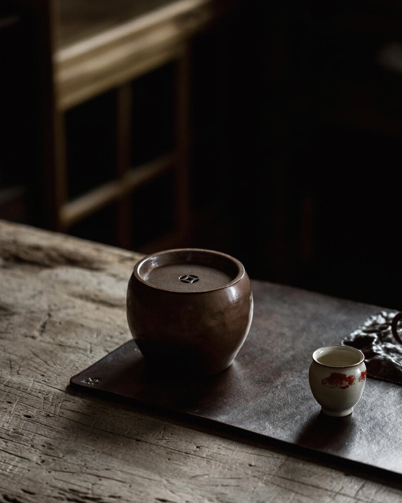Vintage Style Red Copper Textured 420ml Tea Boat (6) Vintage Style Red Copper Textured 420ml Tea Boat