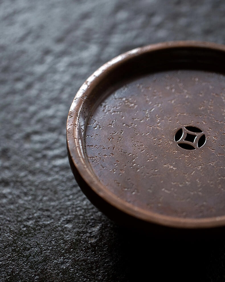 Vintage Style Red Copper Textured 420ml Tea Boat (9) Vintage Style Red Copper Textured 420ml Tea Boat