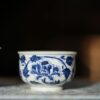 20250107_101050432_iOS Hand-painted Qinghua Ceramic Flower 150ml Gaiwan Cup Set