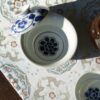 20250107_101051116_iOS Hand-painted Qinghua Ceramic Flower 150ml Gaiwan Cup Set