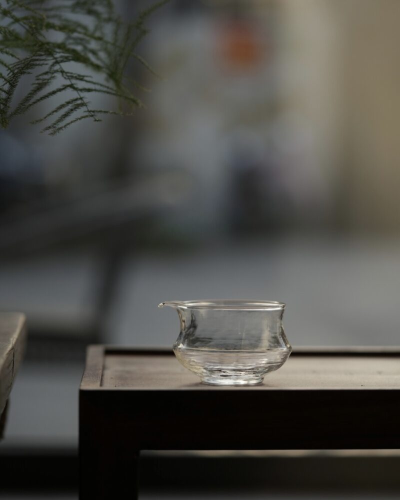 IMG_0516 Minimalist Glass Water Drop 150ml Fair Cup Gong Dao Bei