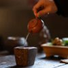Half Handmade Gold Sand Zhuni Pao Gua 80ml Yixing Teapot