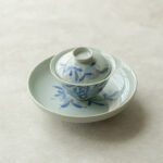 Hand-painted Vintage Style Ceramic Pomegranate 120ml Gaiwan