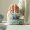 Hand-painted Vintage Style Ceramic Pomegranate 120ml Gaiwan
