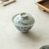 Hand-painted Vintage Style Ceramic Pomegranate 120ml Gaiwan