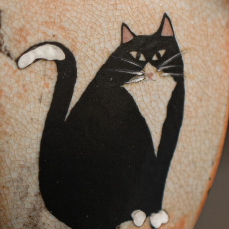 15 Soda Fired Gradient Glaze Ceramic Kitten 160ml FairCup GongDao Bei