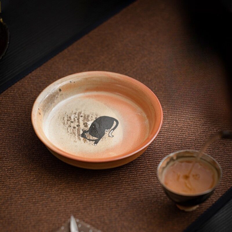 19 Soda Fired Gradient Glaze Ceramic Kitten 160ml FairCup GongDao Bei