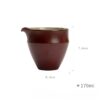 849 (32) Japanese Style Ceramic Red Stone Gate 100ml Gaiwan