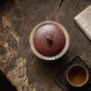 849 (46) Japanese Style Ceramic Red Stone Gate 100ml Gaiwan