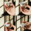Handmade Hand-painted Ceramic Auspicious Bunny 120ml Gaiwan