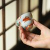 Handmade Hand-painted Ceramic Auspicious Bunny 120ml Gaiwan