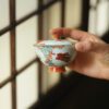 Handmade Hand-painted Ceramic Auspicious Bunny 120ml Gaiwan