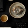 860 (2) Soda Fired Gradient Glaze Ceramic Crane 100ml Teapot
