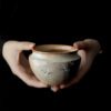 860 (5) Soda Fired Gradient Glaze Ceramic Crane 100ml Teapot