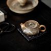 860 (6) Soda Fired Gradient Glaze Ceramic Crane 100ml Teapot