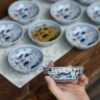 Hand-painted Underglaze Red Ceramic Fish and Algae 90ml Puerh Tea Cup