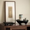 Wabisabi Style Charcoal Fired Wood Zen Tea Tray17 Wabisabi Style Charcoal Fired Wood Zen Tea Tray