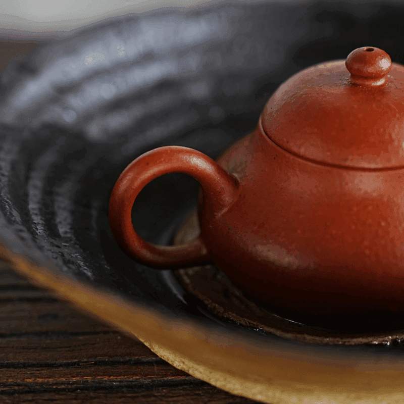 4 Half Handmade Zhuni Jun De 70ml | 120ml Yixing Teapot