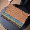 Chinese Style Fabric Calligraphy Tea Mat