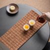 Chinese Style Fabric Calligraphy Tea Mat