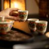887 (13) Elegant Ceramic Thangka Pattern 120ml Gaiwan