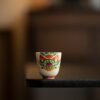 887 (15) Elegant Ceramic Thangka Pattern 120ml Gaiwan