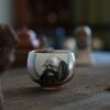 Fully Hand-painted Ceramic Bodhidharma 120ml Tea Cup Pre-Order