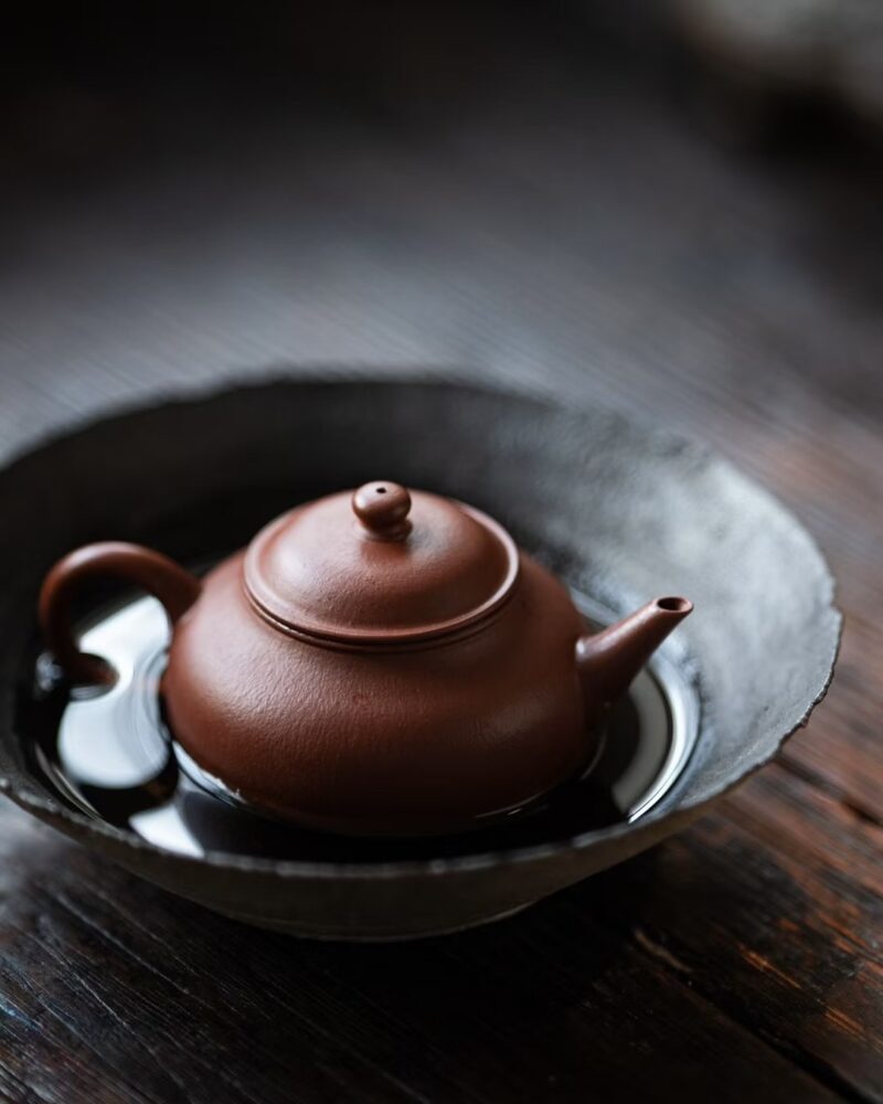 Fully Handmade Aged Zhuni Shui Ping 120ml Yixing Teapot